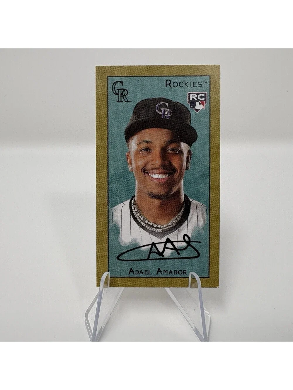 2025 Topps T205 - Adael Amador Rookie - Sovereign Back - Colorado Rockies